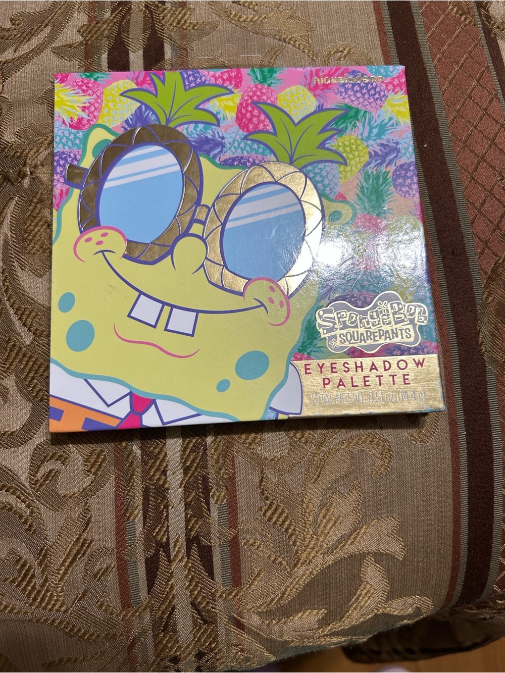 SpongeBob SquarePants Pineapple Eyeshadow Palette - Bright Multicolor